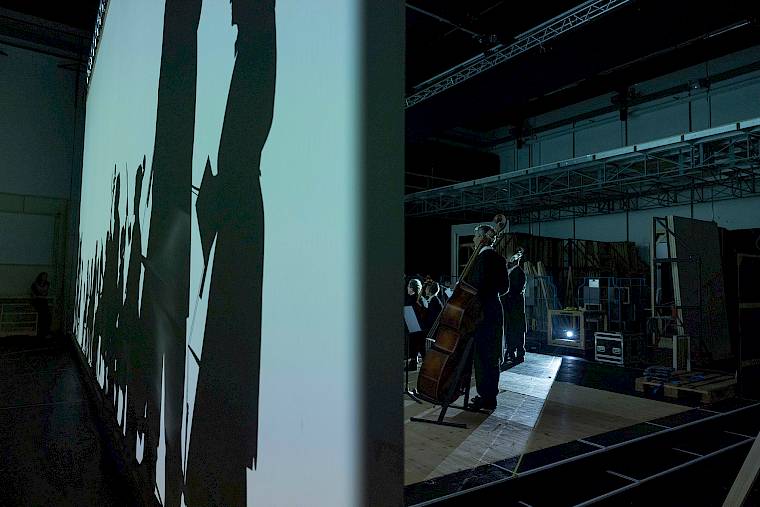 Backstage-Einblick in den Entstehungsprozess. Foto: Michael Sieber Backstage-Einblick in den Entstehungsprozess. Foto: Michael Sieber