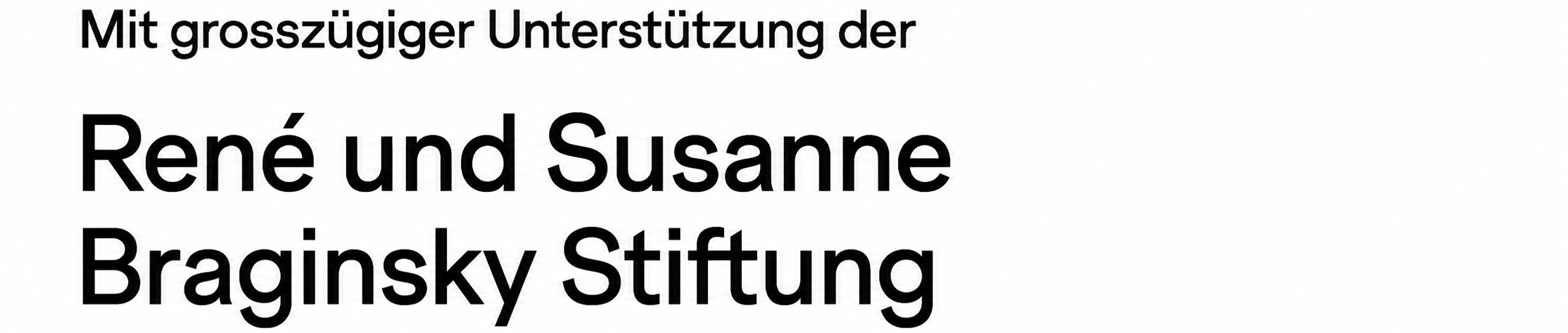 René und Susanne Braginsky Stiftung